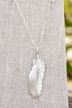 Load image into Gallery viewer, Tiny Feather Necklace
