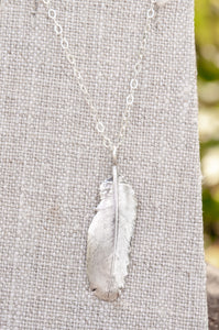Tiny Feather Necklace II