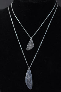 Large Cicada Wing Necklace