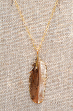 Load image into Gallery viewer, Tiny Feather Necklace II
