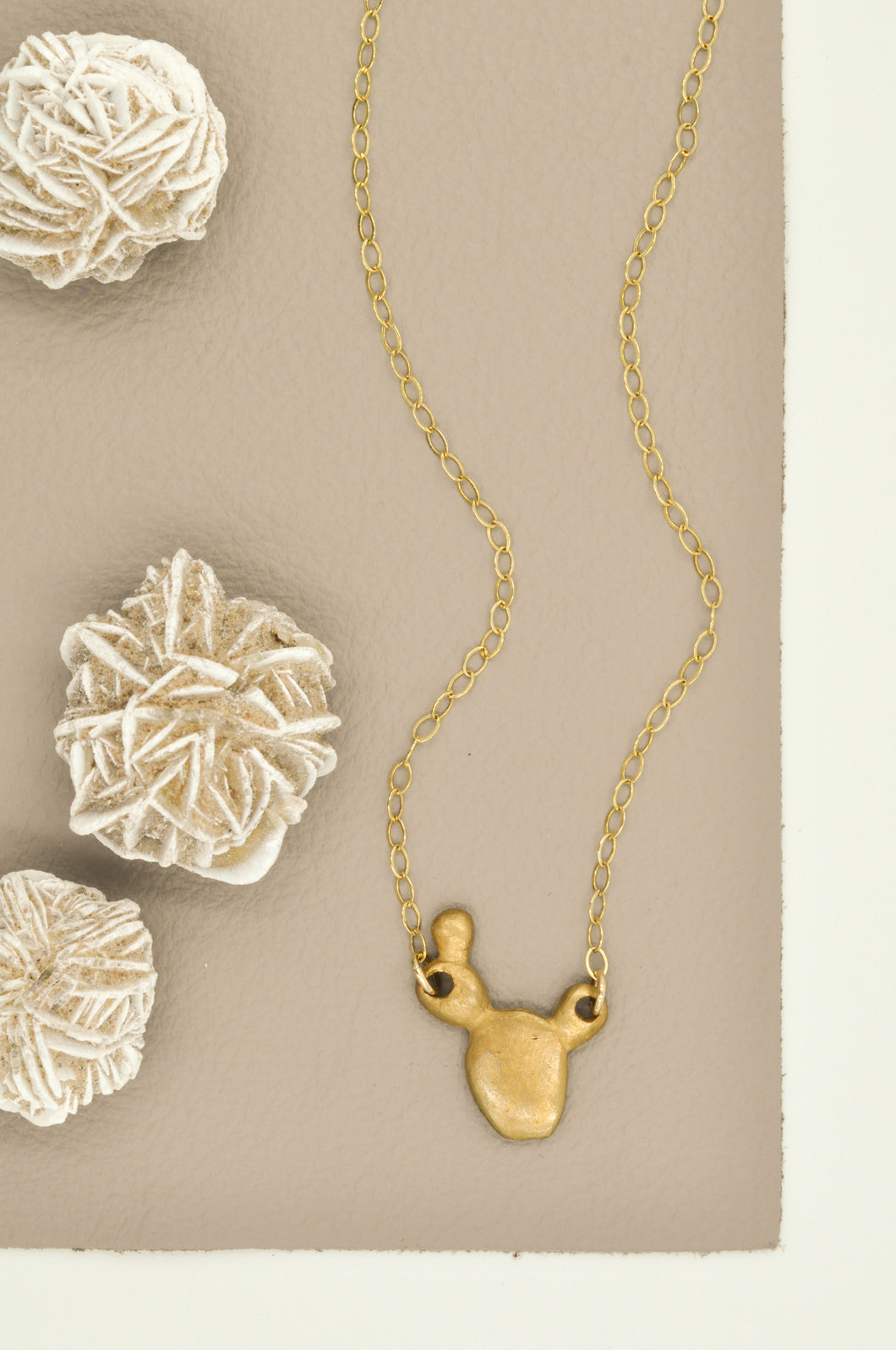 Petite Prickly Pear Cactus Necklace