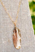 Load image into Gallery viewer, Tiny Feather Necklace
