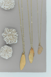 Large Cicada Wing Necklace