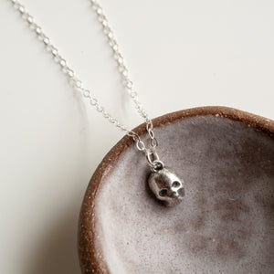 Tiny Skull Necklace