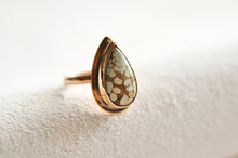 Load image into Gallery viewer, Treasure Mountain Turquoise Teardrop Ring - Size 6.25

