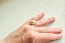 Load image into Gallery viewer, Treasure Mountain Turquoise Teardrop Ring - Size 6.25
