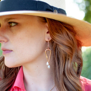 White Sapphire Cloud Earrings