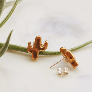 Saguaro Cactus Studs