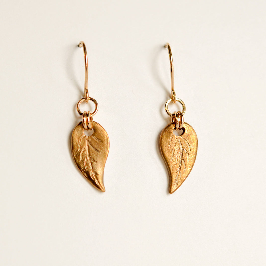 Dangling Leaf Earrings