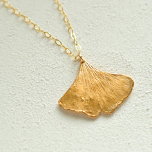 Load image into Gallery viewer, Ginkgo Leaf Necklace
