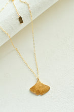 Load image into Gallery viewer, Ginkgo Leaf Necklace
