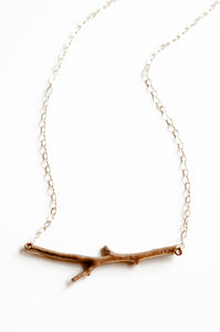 Horizontal Twig Necklace
