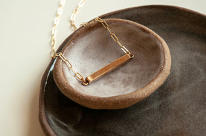 Horizontal Bar Necklace