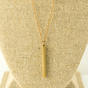 Long Bar Necklace
