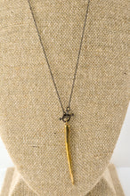 Load image into Gallery viewer, Edgy Long Spike Necklace
