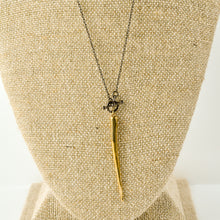 Load image into Gallery viewer, Edgy Long Spike Necklace
