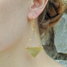 Load image into Gallery viewer, Large Triangle Earrings
