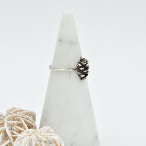 Tiny Pine Cone Ring