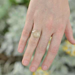 Quartz Crystal Ring - Size 6