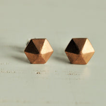 Load image into Gallery viewer, Hexagon Pyramid Studs
