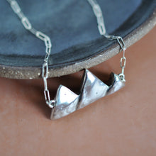 Load image into Gallery viewer, Triple Peak Mountains Necklace
