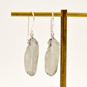 Tiny Feather Earrings