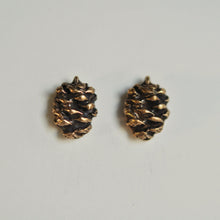 Load image into Gallery viewer, Pine Cone Stud Earrings
