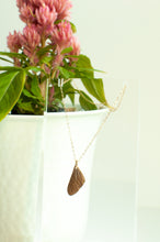 Load image into Gallery viewer, Petite Cicada Wing Necklace
