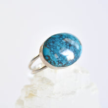 Load image into Gallery viewer, Turquoise Double Band Ring - Size 4-1/2
