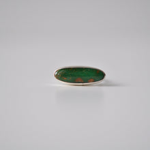 Load image into Gallery viewer, Nevada Turquoise Oval Stacker Ring - Size 6
