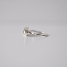 Load image into Gallery viewer, Nevada Turquoise Oval Stacker Ring - Size 6
