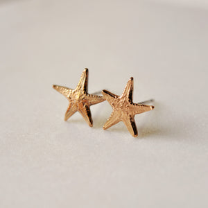 Tiny Starfish Stud Earrings