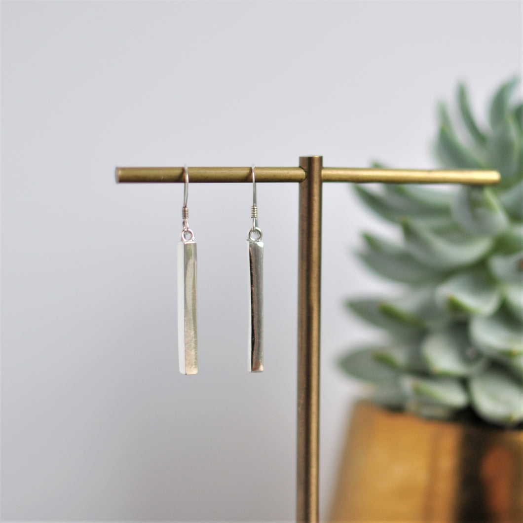 Long Bar Dangle Earrings