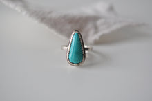 Load image into Gallery viewer, Royston Turquoise &amp; Sterling Ring - Size 7
