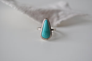 Royston Turquoise & Sterling Ring - Size 7