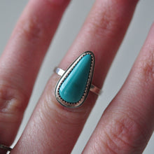 Load image into Gallery viewer, Royston Turquoise &amp; Sterling Ring - Size 7
