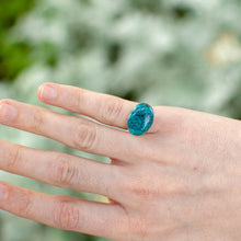 Load image into Gallery viewer, Turquoise Double Band Ring - Size 4-1/2
