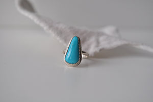 Royston Turquoise & Sterling Ring - Size 5