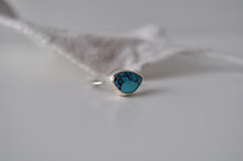 Load image into Gallery viewer, Cloud Mountain Turquoise &amp; Sterling Stacker Ring - Size 5
