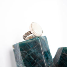Load image into Gallery viewer, Oval White Quartz Ring - Size 6
