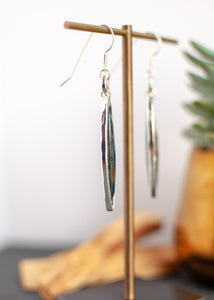 Imperial Kyanite Sterling Frame Drop Earrings