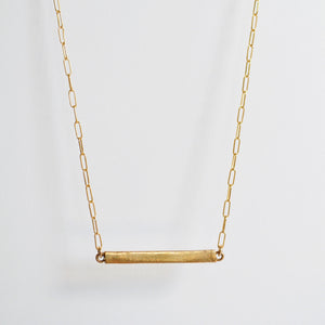Horizontal Bar Necklace