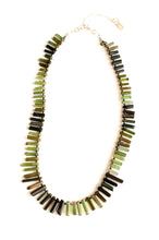 Load image into Gallery viewer, Watermelon Tourmaline Stick Collar Necklace
