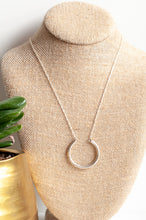 Load image into Gallery viewer, Modern Sterling Ring Necklace
