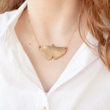Load image into Gallery viewer, Ginkgo Biloba Butterfly Leaf Necklace

