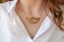 Load image into Gallery viewer, Ginkgo Biloba Butterfly Leaf Necklace
