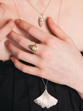 Load image into Gallery viewer, Long Ginkgo Leaf Necklace
