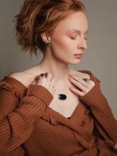 Load image into Gallery viewer, Black Onyx Statement Necklace
