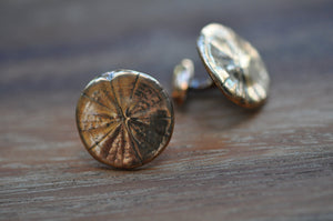 Sand Dollar Cuff Links