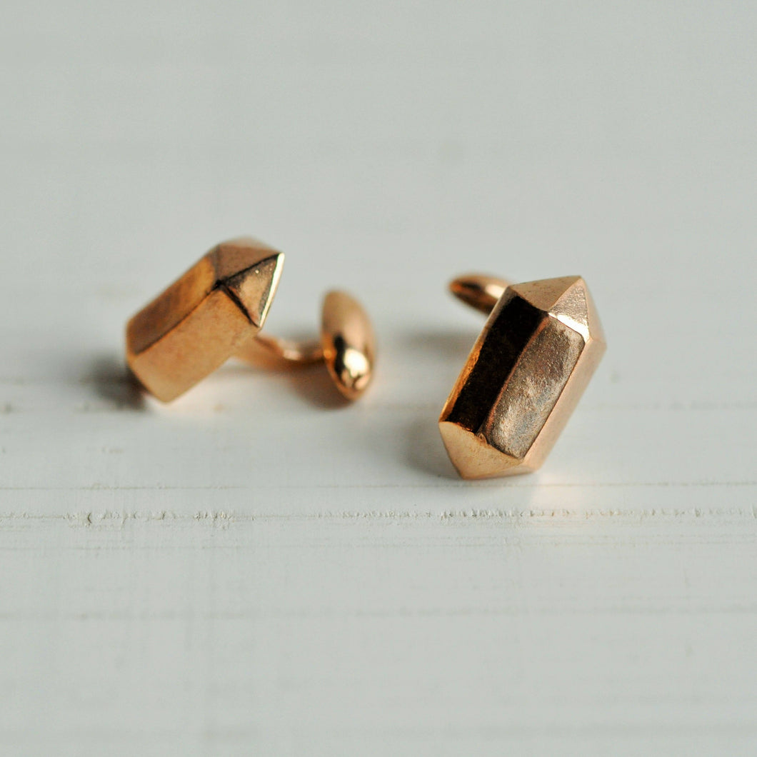 Double Terminated Point Cuff Links